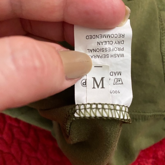 JiaMa Let it be Long Sleeve Loose Pocket Oversize Tunic Dress with Pockets M - Picture 12 of 13